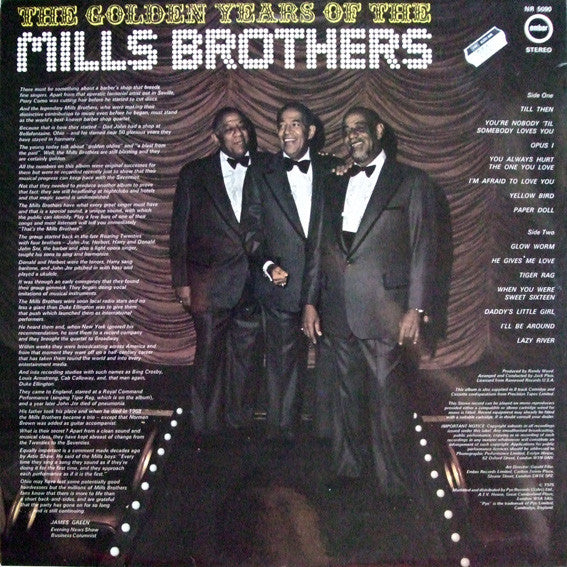 The Golden Years Of The Mills Brothers
