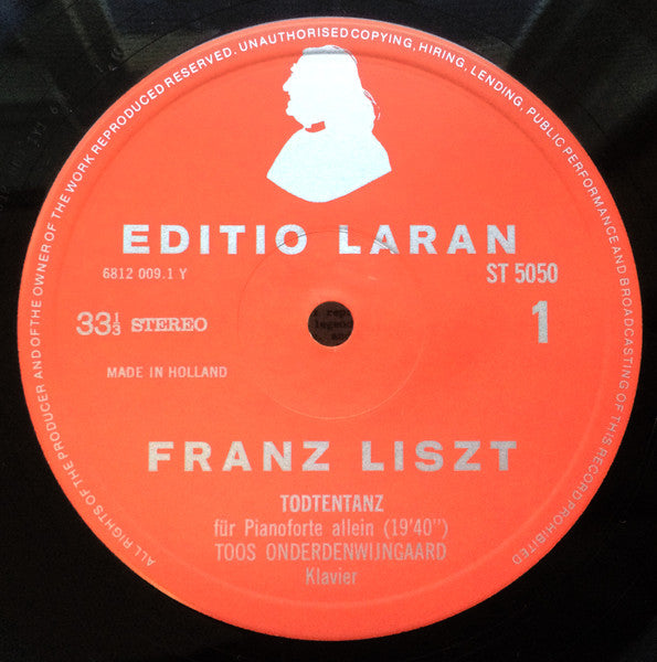 Liszt - Todtentanz Für Pianoforte Allein - 2 Legenden
