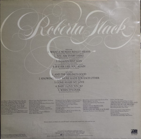 Release: Roberta Flack-Vinyl-Japan-1978-P-10524A-6392187