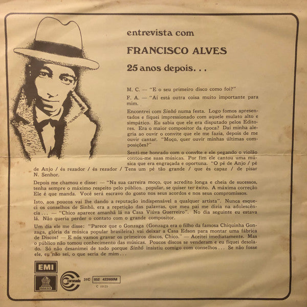 Entrevista Com Francisco Alves, 25 Anos Depois