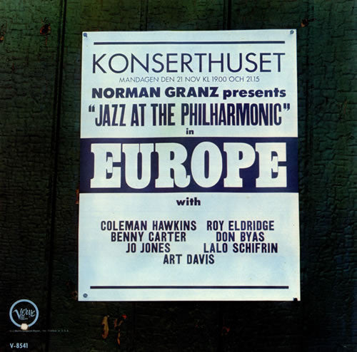 Release: Norman Granz Presents "Jazz At The Philharmonic" In Europe-Vinyl-US-1963-V- 8541-4783481