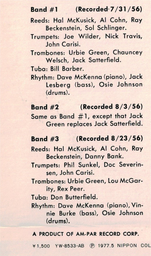 Master Release: All About Urbie Green And His Big Band by Urbie Green And His Big Band