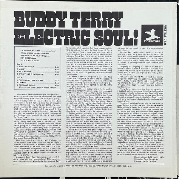 Master Release: Electric Soul by Buddy Terry