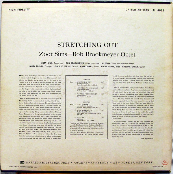 Release: Stretching Out-Vinyl-US-1959-UAL 4023-2943968