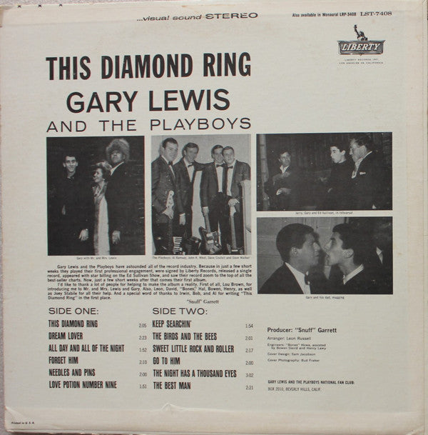 Master Release: This Diamond Ring by Gary Lewis & The Playboys