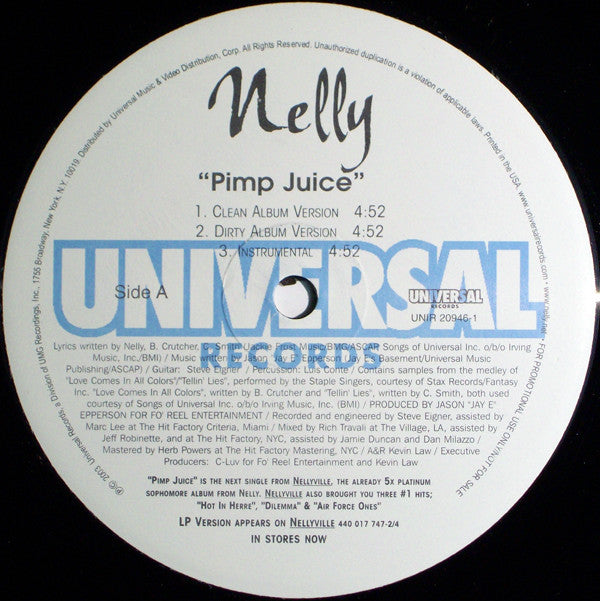 Master Release: Pimp Juice by Nelly