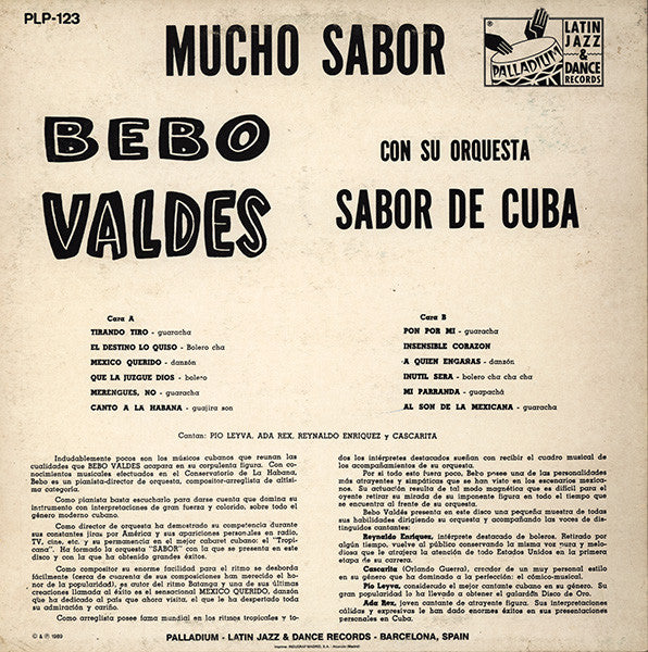 Release: Mucho Sabor-Vinyl-Spain-1989-PLP-123-4018830