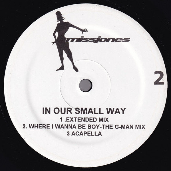 Master Release: In Debt To You / In Our Small Way by Miss Jones (2)