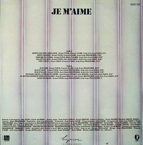 Master Release: Je M'aime by Megumi Satsu