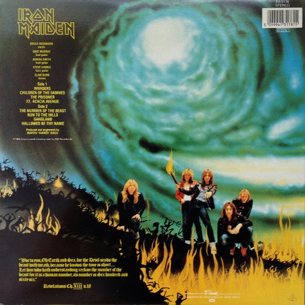 Release: The Number Of The Beast-Vinyl-UK-1987-FA 3178, FA 3178-1312866