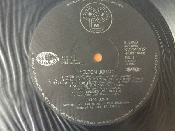 Release: Elton John-Vinyl-Japan-1981-K22P-202, K22P-202-7982423