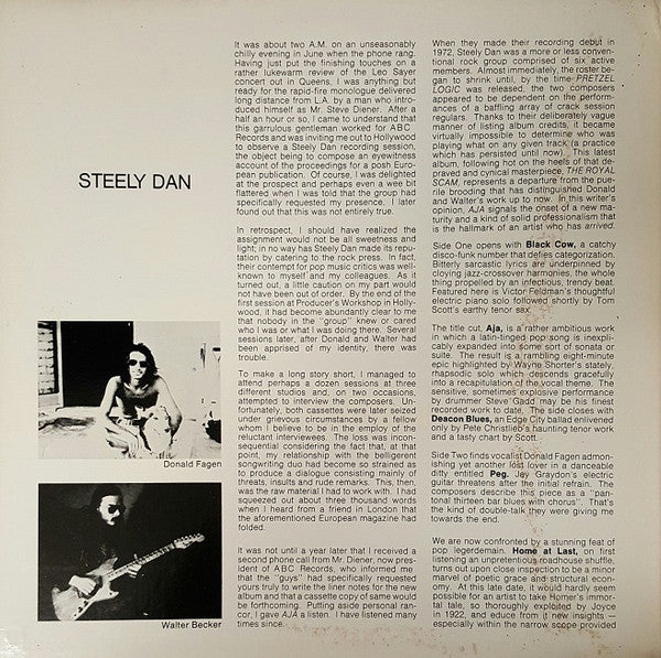 Master Release: Aja by Steely Dan
