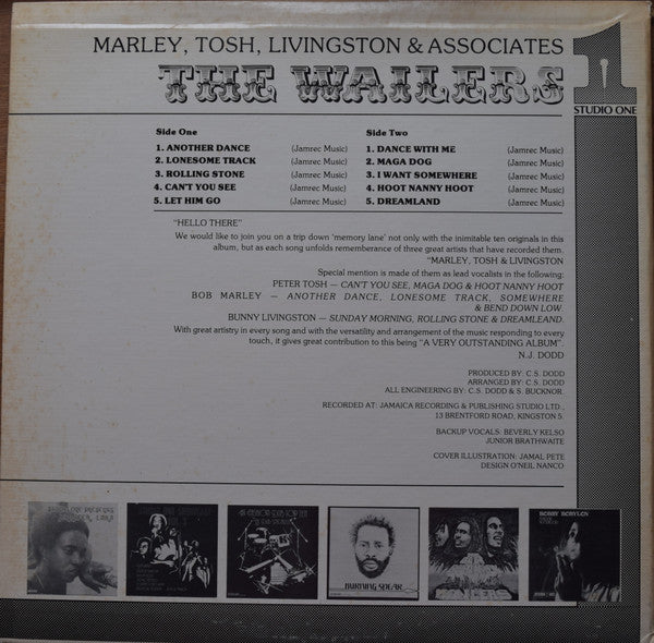 Master Release: Marley, Tosh, Livingston And Associate by Bob Marley