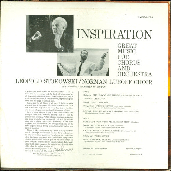 Master Release: Inspiration by Leopold Stokowski