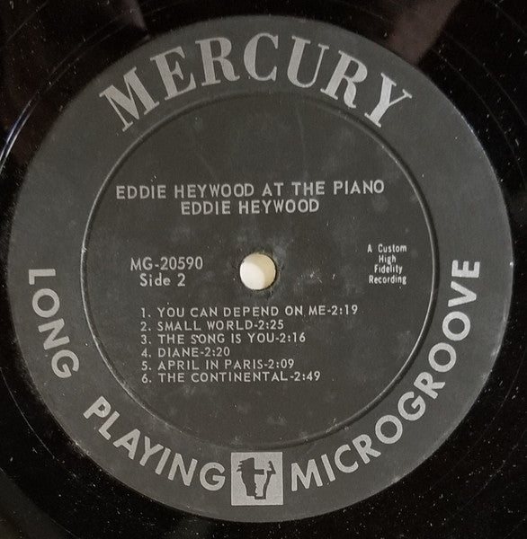 Eddie Heywood At The Piano