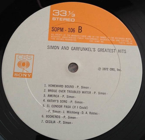 Simon And Garfunkel's Greatest Hits