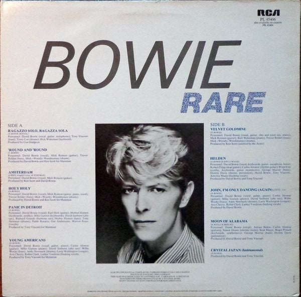 Master Release: Rare by David Bowie