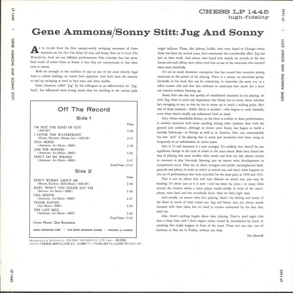 Release: Jug And Sonny-Vinyl-Japan-1983-UPS-2242-BC, UPS-2242-BC-5655471