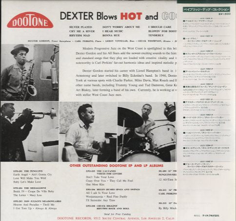 Release: Dexter Blows Hot And Cool-Vinyl-Japan-1976-ULS-1691-B, ULS-1691-B-4778750