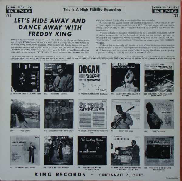 Master Release: Let's Hide Away And Dance Away With Freddy King by Freddie King