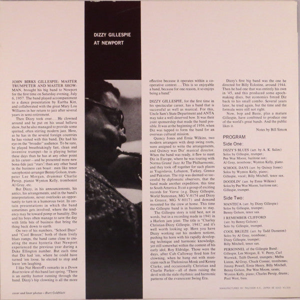 Release: At Newport-Vinyl-Japan-1982-23MJ 3121-9441384