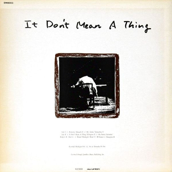Release: It Don't Mean A Thing-Vinyl-Japan-1984-DIW 8003-3954253