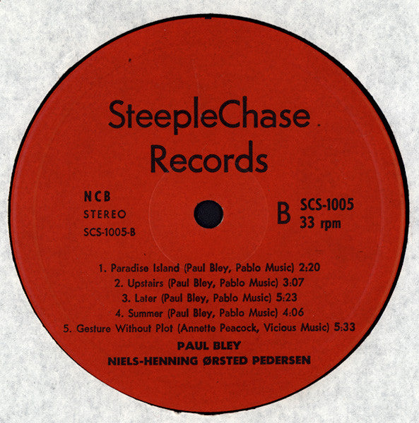 Paul Bley / NHØP