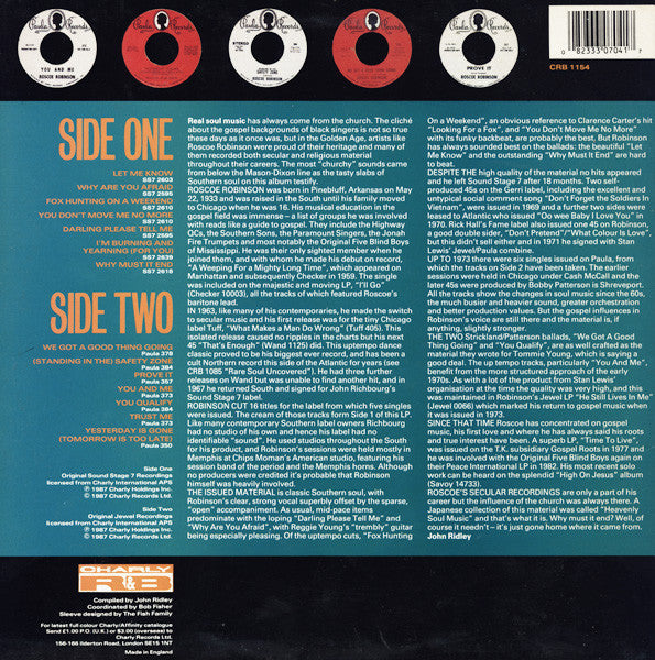 Release: Unknown Release-Vinyl-UK-1987-CRB 1154-3714305