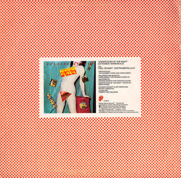 Master Release: Undercover Of The Night by The Rolling Stones