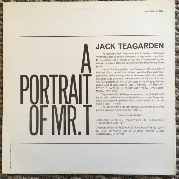 Master Release: A Portrait Of Mr. T by Jack Teagarden