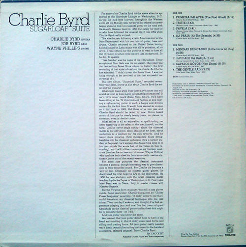 Master Release: Sugarloaf Suite by Charlie Byrd