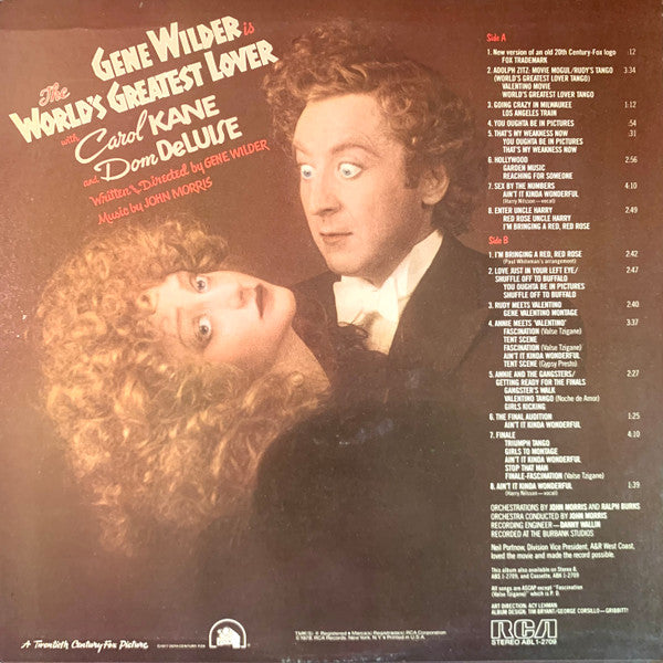 Release: The World's Greatest Lover-Vinyl-US-1978-ABL1-2709-5701702