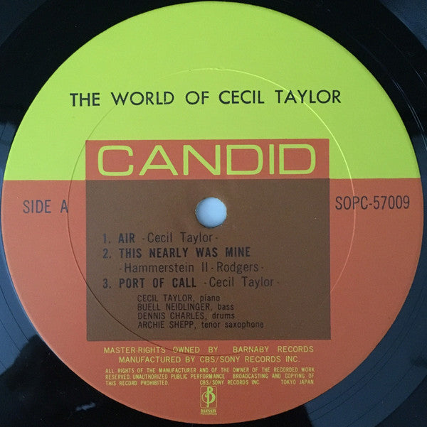 The World Of Cecil Taylor