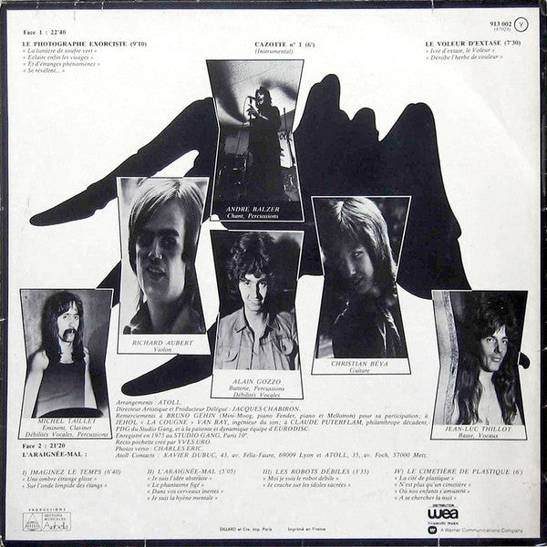 Release: L'Araignée-Mal-Vinyl-France-1975-913.002, 87028-9560248