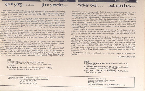 Zoot Sims' Party