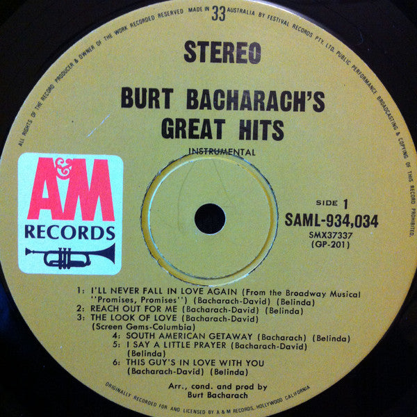 Burt Bacharach's Great Hits