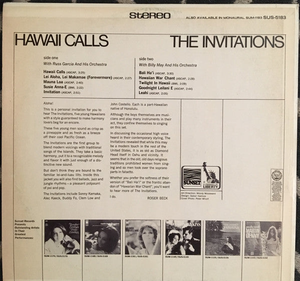 Release: Hawaii Calls-Vinyl-US-1967-SUS-5183-4580211