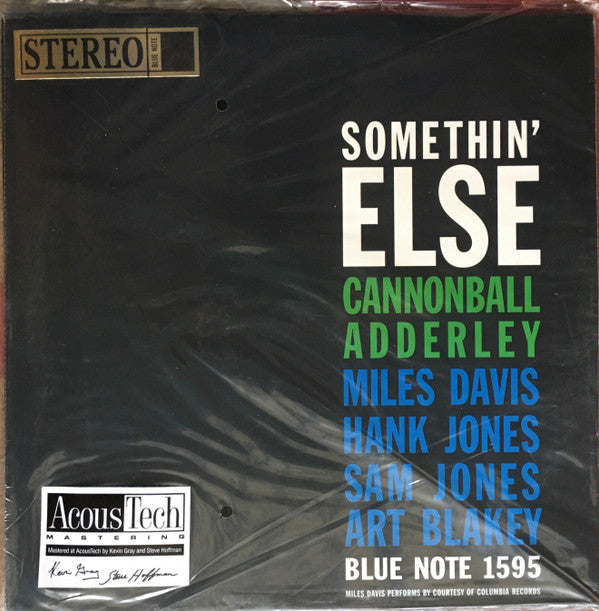 Release: Somethin' Else-Vinyl-US-2008-AP-81595, 1595, BST 81595, 509992-13023-1-2-2513324