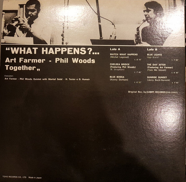 What Happens?... Art Farmer - Phil Woods Together