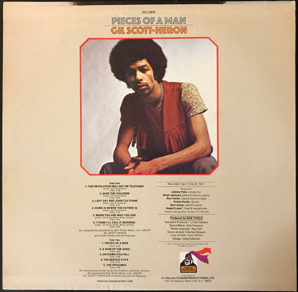 Master Release: Pieces Of A Man by Gil Scott-Heron