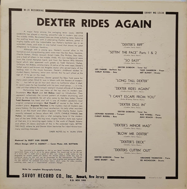 Dexter Rides Again