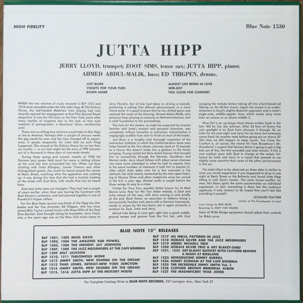 Jutta Hipp With Zoot Sims