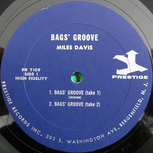 Release: Bags' Groove-Vinyl-US-1964-PR 7109-4341486