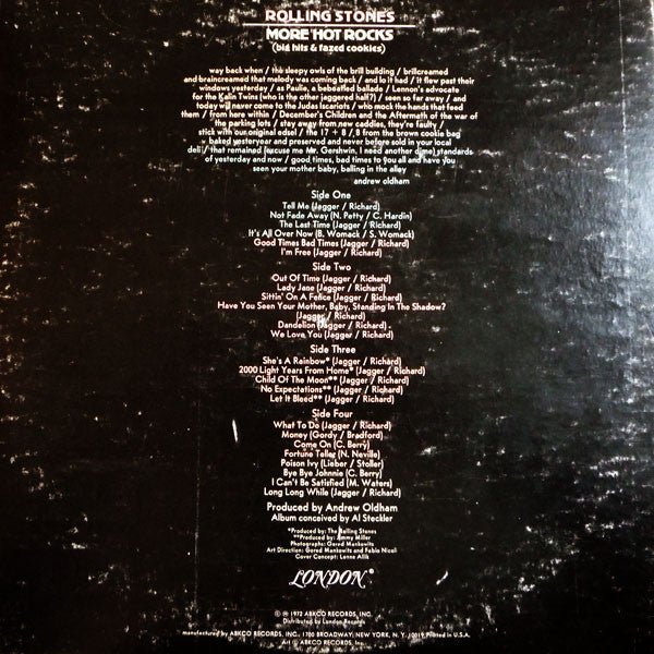 Master Release: More Hot Rocks (Big Hits & Fazed Cookies) by The Rolling Stones