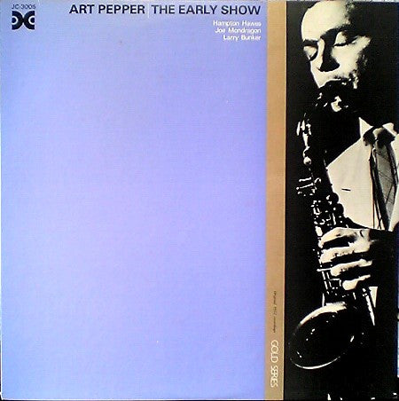 Master Release: The Early Show by Art Pepper