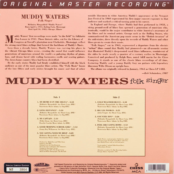 Release: Folk Singer-Vinyl-US-1994-MFSL 1-201-2710232