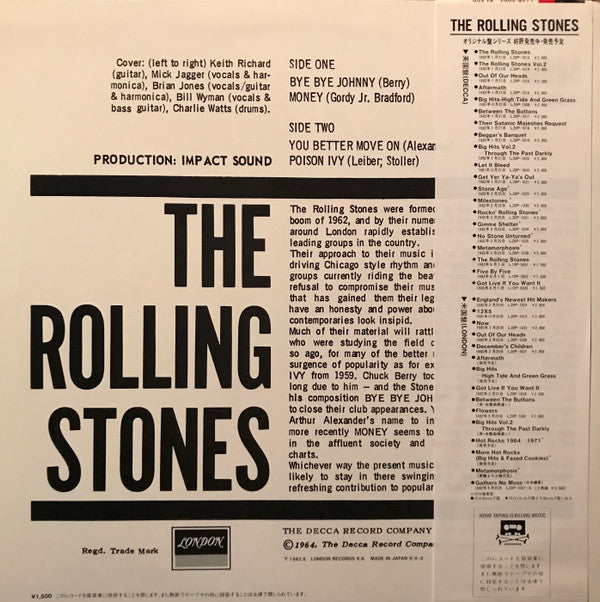 Release: The Rolling Stones-Vinyl-Japan-1982-L15P5001-7638512