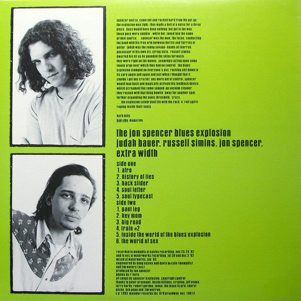 Release: Extra Width-Vinyl-US-1993-OLE 052-1-1353938