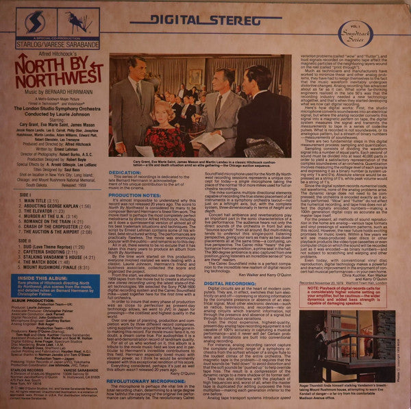 Master Release: Alfred Hitchcock's North By Northwest (Original Motion Picture Score) by Bernard Herrmann