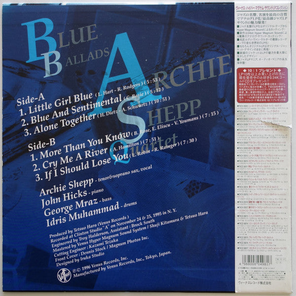 Release: Blue Ballads-Vinyl-Japan-1996-TKJV-19002-9016036